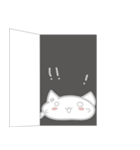 Japanese mochi Cat（個別スタンプ：9）