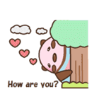 ラブリーパンダの一日（個別スタンプ：4）