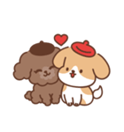 Lovely Beagle＆poodle（個別スタンプ：5）