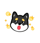 I Love Black Shiba（個別スタンプ：4）