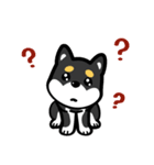 I Love Black Shiba（個別スタンプ：14）