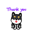 I Love Black Shiba（個別スタンプ：38）