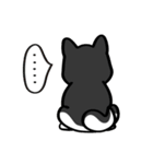 I Love Black Shiba（個別スタンプ：40）