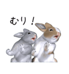 ふわふわウサギのスタンプ2（個別スタンプ：28）