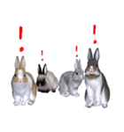 ふわふわウサギのスタンプ2（個別スタンプ：30）