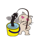 ばけつりにゃんこ2（個別スタンプ：4）