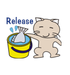 ばけつりにゃんこ2（個別スタンプ：8）