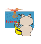 ばけつりにゃんこ2（個別スタンプ：34）