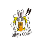 Flowers rabbit beans (Part 3)（個別スタンプ：21）