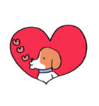 ビーグル犬タローその2（個別スタンプ：27）