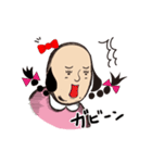 もみあげさんの妹『もみみちゃん』（個別スタンプ：32）