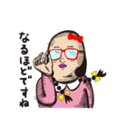 もみあげさんの妹『もみみちゃん』（個別スタンプ：36）