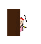 もみあげさんの妹『もみみちゃん』（個別スタンプ：37）
