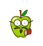 Funny Apple！！！ (ENG)（個別スタンプ：17）