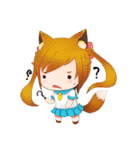 Fox girl 01（個別スタンプ：5）