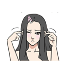 AsB - Comic Girls / Hair Clip Expression（個別スタンプ：19）