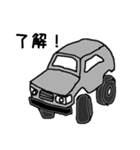 4WD、オフロード車スタンプ2（個別スタンプ：10）