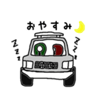 4WD、オフロード車スタンプ2（個別スタンプ：18）