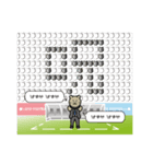 サッカースタンプ くまくまFC 3 修正版（個別スタンプ：38）