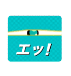 とっさの一言_40個の猫目玉でジェスチャー3（個別スタンプ：5）