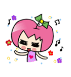 Apple girl gaga 2（個別スタンプ：33）