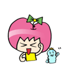 Apple girl gaga 2（個別スタンプ：34）