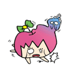 Apple girl gaga 2（個別スタンプ：36）