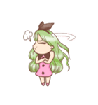 Green Bean Girl (ENG)（個別スタンプ：31）