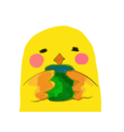 黄色い鳥のヒヨコ（個別スタンプ：8）
