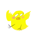 黄色い鳥のヒヨコ（個別スタンプ：9）