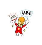 Lucky Hero（個別スタンプ：7）