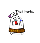 月のキモカワおじさん（個別スタンプ：34）