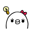 しろいるかちゃんスタンプ（個別スタンプ：19）