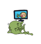 人面カエル2（個別スタンプ：25）