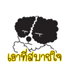 Tofu the little poodle（個別スタンプ：34）