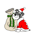 テリア犬たちの楽しいクリスマスパーティ！（個別スタンプ：6）