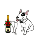 テリア犬たちの楽しいクリスマスパーティ！（個別スタンプ：9）