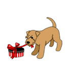 テリア犬たちの楽しいクリスマスパーティ！（個別スタンプ：15）