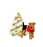 テリア犬たちの楽しいクリスマスパーティ！（個別スタンプ：32）
