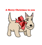 テリア犬たちの楽しいクリスマスパーティ！（個別スタンプ：34）