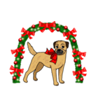 テリア犬たちの楽しいクリスマスパーティ！（個別スタンプ：36）