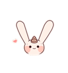 Little Unicorn Bunny 3（個別スタンプ：14）