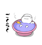 しろいこびと～いつもの編～（個別スタンプ：37）