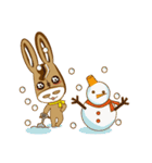 cute donkey3_winter story（個別スタンプ：8）