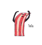 Straight face bacon.（個別スタンプ：21）