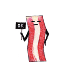 Straight face bacon.（個別スタンプ：31）