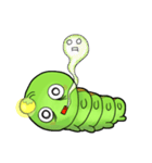 Afraid of the dark little caterpillars 2（個別スタンプ：26）