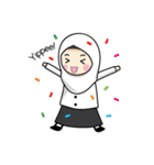 Jasmin Muslimah Student（個別スタンプ：6）