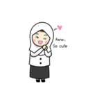 Jasmin Muslimah Student（個別スタンプ：9）