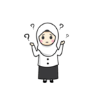 Jasmin Muslimah Student（個別スタンプ：13）